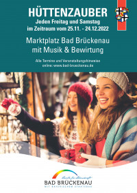 Plakat zum Hüttenzauber 2022 (c) Tourist Information Bad Brückenau